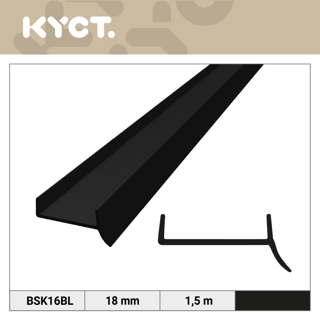 Plinthes souples Plinthes en PVC Baguettes de raccordement Baguettes de finition Baguettes Plan de travail Plinthe de cuisine Profilé d'étanchéité